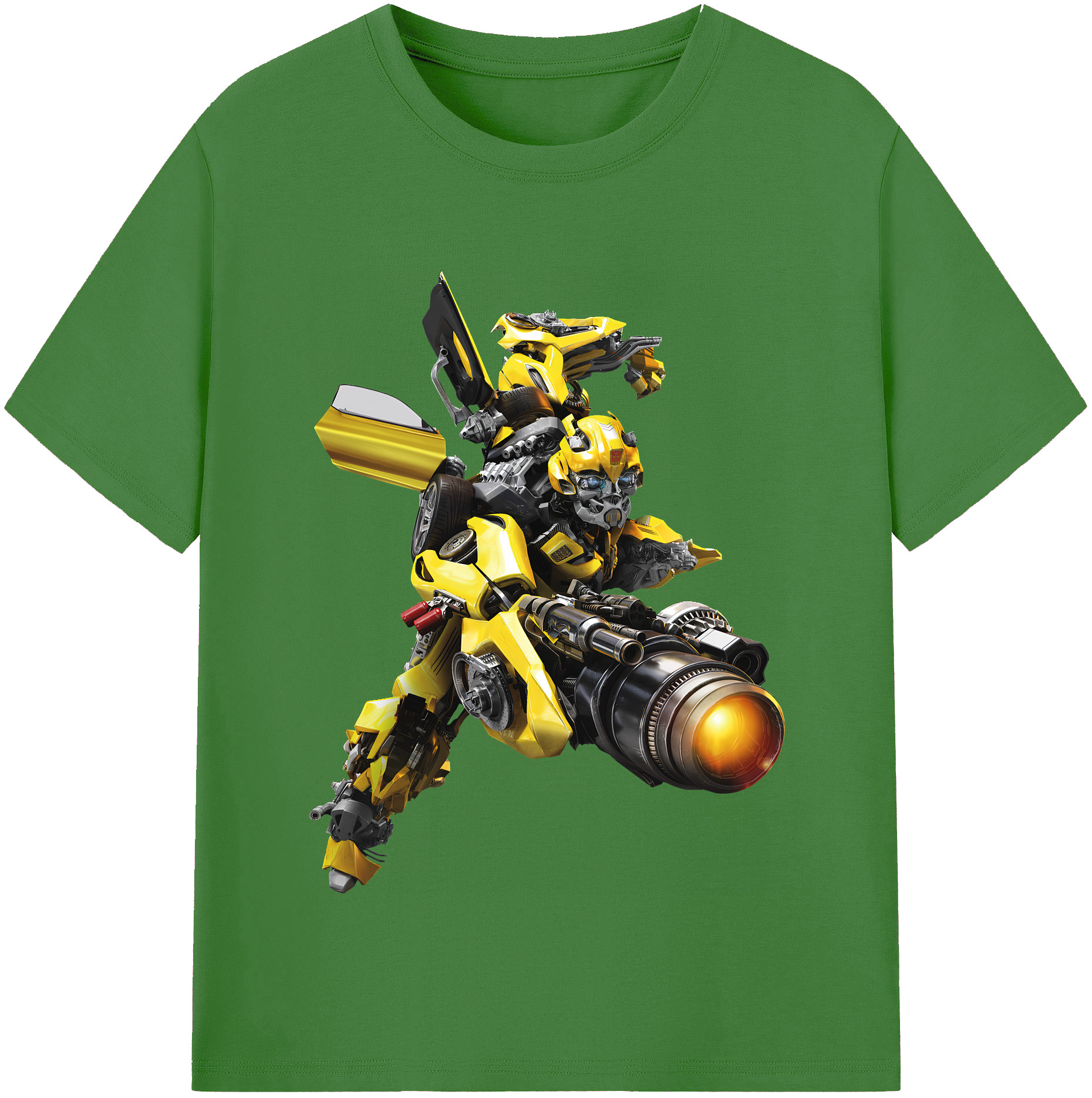 （画像用） Transformers トランスフォーマー レディースカジュアルプリントTシャツ（綿100％）